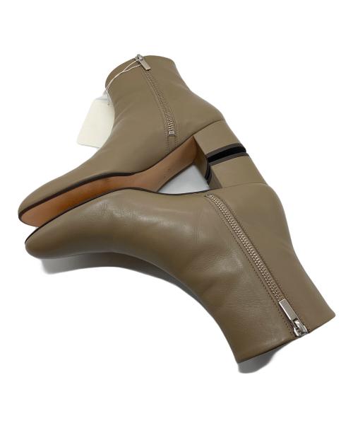 DRESSTERIOR（ドレステリア）DRESSTERIOR (ドレステリア) メタルジップショートブーツ　レザーブーツ トープ サイズ:37 未使用品の古着・服飾アイテム