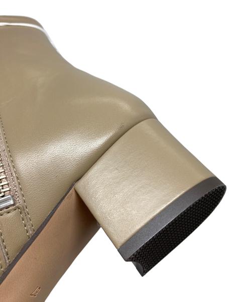 DRESSTERIOR（ドレステリア）DRESSTERIOR (ドレステリア) メタルジップショートブーツ　レザーブーツ トープ サイズ:37 未使用品の古着・服飾アイテム