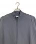 STONE ISLAND (ストーンアイランド) ロゴワッペン付スタンドカラーニットジャケット　24AW グレー サイズ:M：40000円