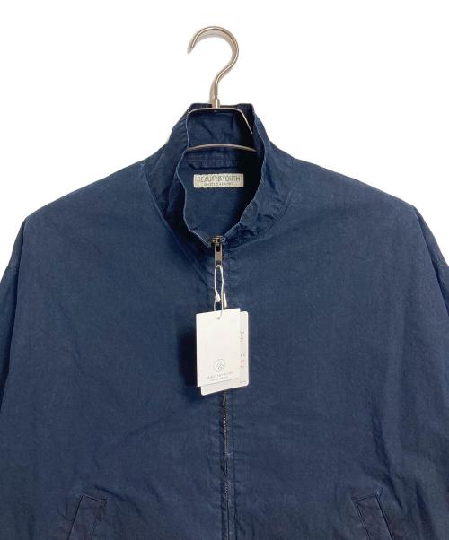BEAUTY&YOUTH（ビューティーアンドユース）BEAUTY&YOUTH (ビューティーアンドユース) LUMPY コットンナイロン スタンドカラー ブルゾン インディゴ サイズ:M 未使用品の古着・服飾アイテム