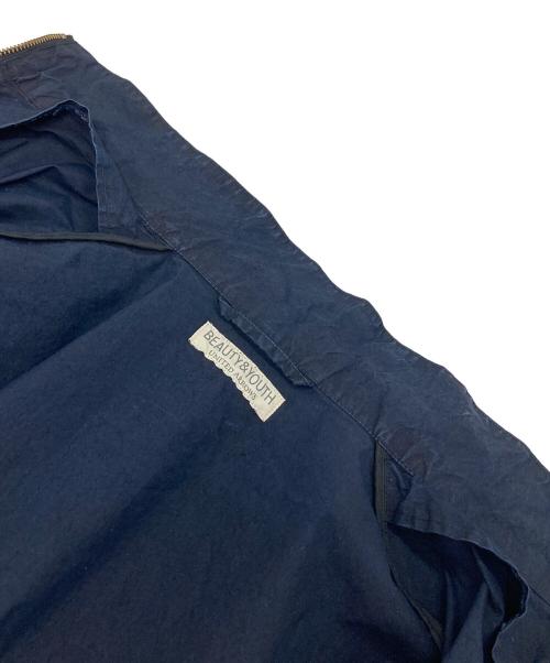 BEAUTY&YOUTH（ビューティーアンドユース）BEAUTY&YOUTH (ビューティーアンドユース) LUMPY コットンナイロン スタンドカラー ブルゾン インディゴ サイズ:M 未使用品の古着・服飾アイテム