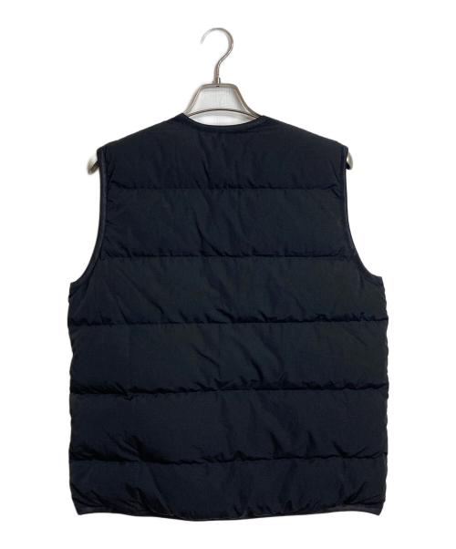 BRIEFING（ブリーフィング）BRIEFING (ブリーフィング) リバーシブルダウンベスト ベスト メンズ ゴルフ GOLF ゴルフウェア ブラック サイズ:Sの古着・服飾アイテム