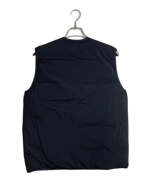 BRIEFING（ブリーフィング）BRIEFING (ブリーフィング) リバーシブルダウンベスト ベスト メンズ ゴルフ GOLF ゴルフウェア ブラック サイズ:Sの古着・服飾アイテム