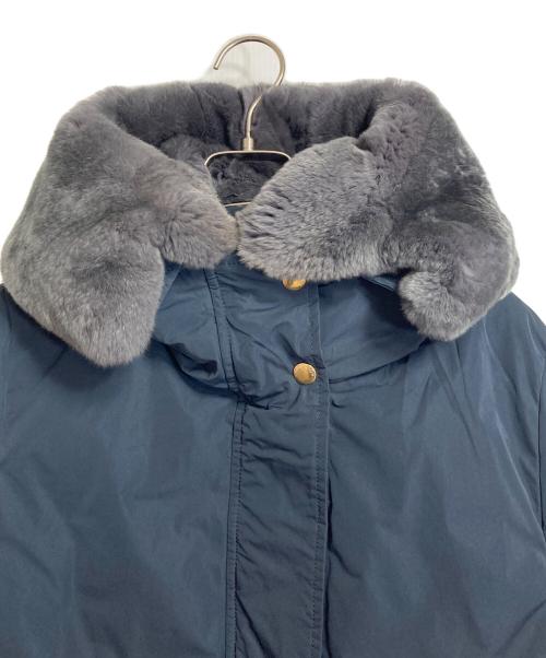 WOOLRICH（ウールリッチ）WOOLRICH (ウールリッチ) IENA (イエナ) COCOON ESKIMO コクーンエスキモーダウンコート ネイビー サイズ:Sの古着・服飾アイテム