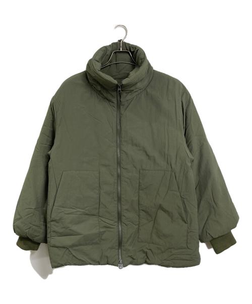 SHIPS any（シップスエニィ）SHIPS any (シップスエニィ) サーモライト(R) スタンド ブルゾン　中綿ジャケット グリーン サイズ:FREEの古着・服飾アイテム