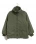 SHIPS any（シップスエニィ）の古着「サーモライト(R) スタンド ブルゾン　中綿ジャケット」｜グリーン