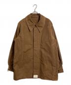 French Armyフランス軍）の古着「【古着】50’S SNCF フランス国鉄 ダックワークジャケット　５０年代」｜ブラウン