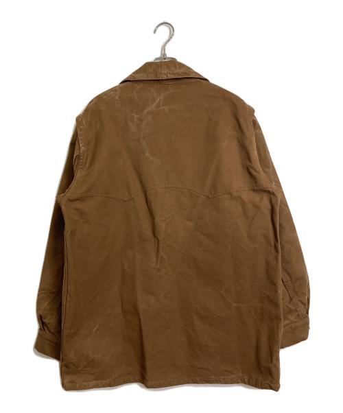 French Army（フランス軍）French Army (フレンチアーミー) 【古着】50’S SNCF フランス国鉄 ダックワークジャケット　５０年代 ブラウン サイズ:実寸参照の古着・服飾アイテム