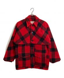 FILSON（フィルソン）の古着「【古着】ダブルマッキーノクルーザージャケット　USA製」｜レッド×ブラック
