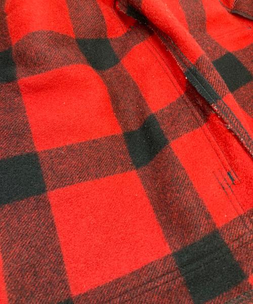 FILSON（フィルソン）FILSON (フィルソン) 【古着】ダブルマッキーノクルーザージャケット　USA製 レッド×ブラック サイズ:40の古着・服飾アイテム