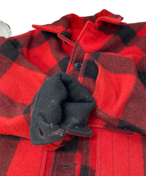 FILSON（フィルソン）FILSON (フィルソン) 【古着】ダブルマッキーノクルーザージャケット　USA製 レッド×ブラック サイズ:40の古着・服飾アイテム