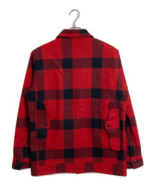 FILSON（フィルソン）FILSON (フィルソン) 【古着】シングルマッキーノクルーザージャケット　USA製 レッド×ブラック サイズ:Sの古着・服飾アイテム