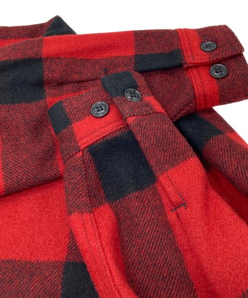 FILSON（フィルソン）FILSON (フィルソン) 【古着】シングルマッキーノクルーザージャケット　USA製 レッド×ブラック サイズ:Sの古着・服飾アイテム