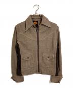 FOXRUNフォックスラン）の古着「【古着】ウールショートジャケット　ユーゴスラビア製」｜ブラウン