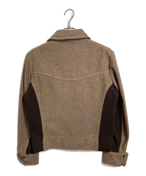 FOXRUN（フォックスラン）FOXRUN (フォックスラン) 【古着】ウールショートジャケット　ユーゴスラビア製 ブラウン サイズ:40（実寸参照）の古着・服飾アイテム