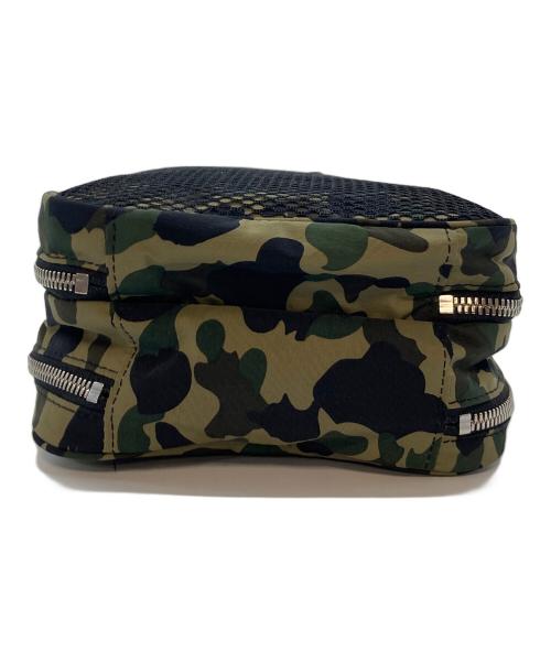 A BATHING APE（ア ベイシング エイプ）A BATHING APE (ア ベイシング エイプ) 1stカモショルダーポーチ　NIGO期　迷彩　ミニショルダーバッグ オリーブ サイズ:実寸参照の古着・服飾アイテム