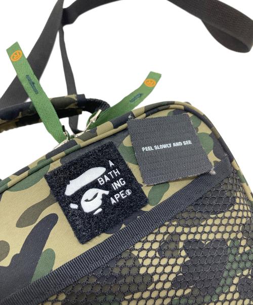 A BATHING APE（ア ベイシング エイプ）A BATHING APE (ア ベイシング エイプ) 1stカモショルダーポーチ　NIGO期　迷彩　ミニショルダーバッグ オリーブ サイズ:実寸参照の古着・服飾アイテム