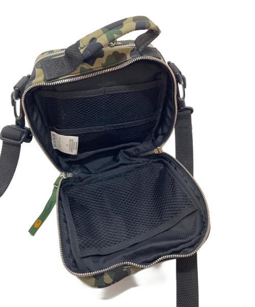 A BATHING APE（ア ベイシング エイプ）A BATHING APE (ア ベイシング エイプ) 1stカモショルダーポーチ　NIGO期　迷彩　ミニショルダーバッグ オリーブ サイズ:実寸参照の古着・服飾アイテム
