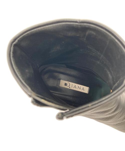 DIANA（ダイアナ）DIANA (ダイアナ) ショートブーツ　レザーブーツ ブラック サイズ:24の古着・服飾アイテム