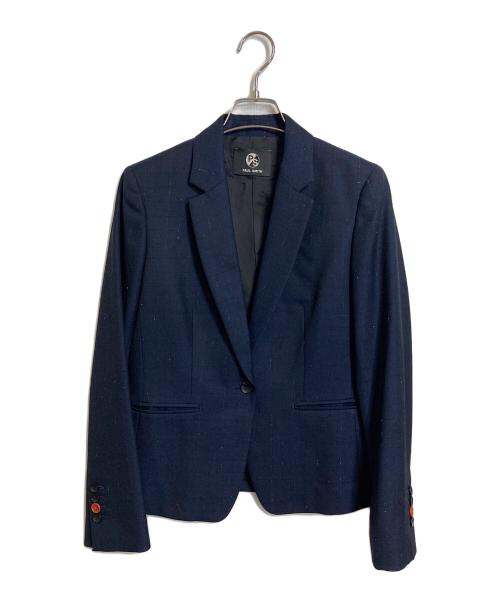 PAUL SMITH（ポールスミス）PAUL SMITH (ポールスミス) 総柄セットアップスーツ ネイビー サイズ:38の古着・服飾アイテム