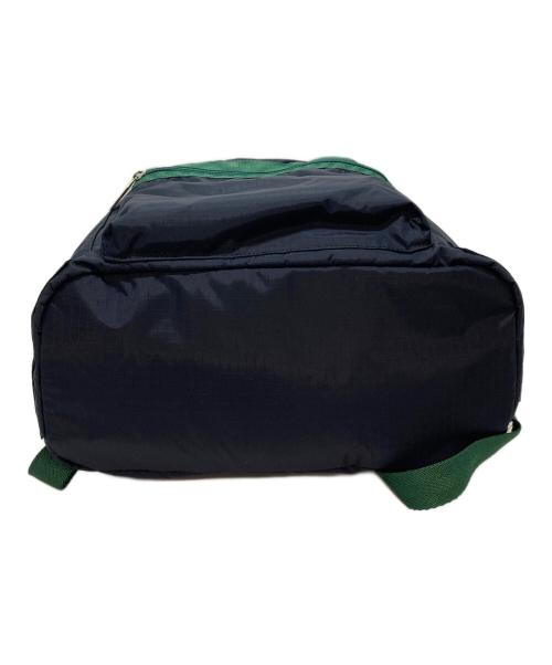 LeSportsac（レスポートサック）LeSportsac (レスポートサック) 神崎恵 (カンザキメグミ) SMART FLAP BACKPACK スマートフラップバックパック ネイビー×グリーン サイズ:実寸参照の古着・服飾アイテム