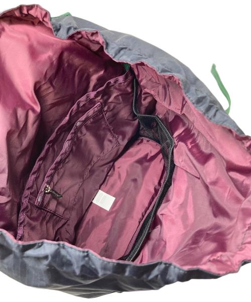 LeSportsac（レスポートサック）LeSportsac (レスポートサック) 神崎恵 (カンザキメグミ) SMART FLAP BACKPACK スマートフラップバックパック ネイビー×グリーン サイズ:実寸参照の古着・服飾アイテム