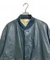 RUFFO (ルッフォ) 【古着】80’S～90’レザーブルゾン　レザジャケット８０年代〜９０年代 ネイビー サイズ:50/XL：12000円