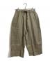 GRAMICCI（グラミチ）の古着「ウェビングベルトコットンリネンイージーワイドパンツ」｜ベージュ