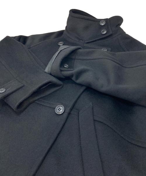 SIMPLICITE（シンプリシテ）simplicite (シンプリシテ) WビーバーコクーンW前スタンドコート ブラック サイズ:Sの古着・服飾アイテム