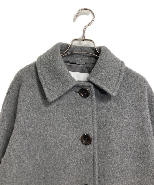 SANYO（サンヨー）SANYO (サンヨー) エアージーロンラムショートコート グレー サイズ:36の古着・服飾アイテム