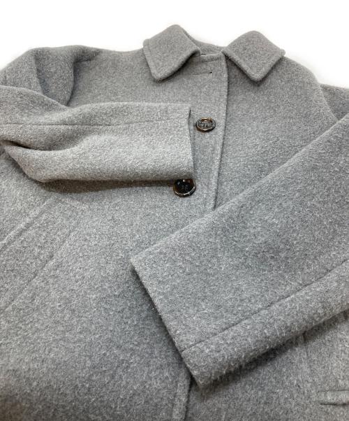 SANYO（サンヨー）SANYO (サンヨー) エアージーロンラムショートコート グレー サイズ:36の古着・服飾アイテム