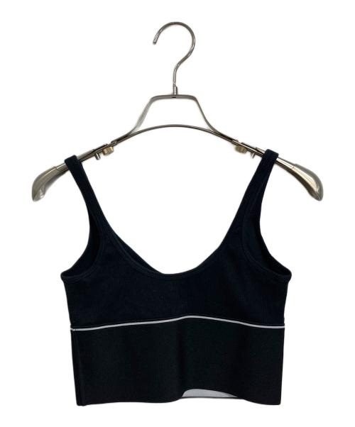 ALEXANDER WANG（アレキサンダー・ワン）ALEXANDER WANG (アレキサンダー・ワン) ロゴセットアップ　ブラトップ　ノンワイヤー ブラック サイズ:XSの古着・服飾アイテム