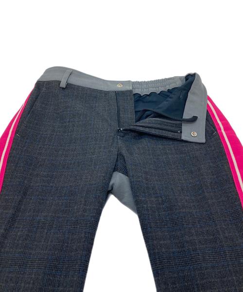 decembermay（ディセンバーメイ）DECEMBERMAY (ディセンバーメイ) Check bi-color pants  グレー サイズ:Mの古着・服飾アイテム
