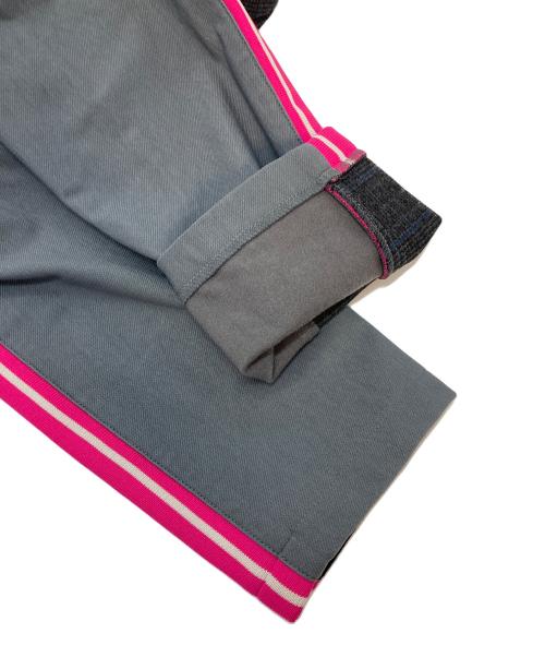 decembermay（ディセンバーメイ）DECEMBERMAY (ディセンバーメイ) Check bi-color pants  グレー サイズ:Mの古着・服飾アイテム