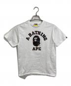 A BATHING APEアベイシングエイプ）の古着「ギャラリー限定Tシャツ YOPPI 半袖カットソー　Tシャツ　Tee  日本製」｜ホワイト