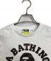 A BATHING APE (アベイシングエイプ) ギャラリー限定Tシャツ YOPPI 半袖カットソー　Tシャツ　Tee  日本製 ホワイト サイズ:S：6000円