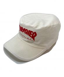 SPEEDWAY（スピードウェイ）の古着「【OLD】80’s ワークキャップ　THRASHER　80年代」｜ホワイト