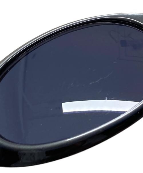 GUCCI（グッチ）GUCCI (グッチ) オーバルサングラス ブラック×ブルー サイズ:51□20の古着・服飾アイテム