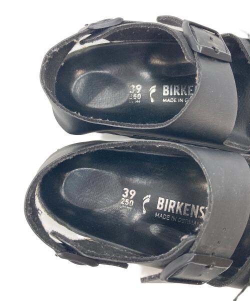 BIRKENSTOCK（ビルケンシュトック）BIRKENSTOCK (ビルケンシュトック) ミラノサンダル ブラック サイズ:39の古着・服飾アイテム