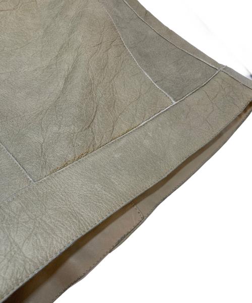 JIL SANDER（ジルサンダー）JIL SANDER (ジルサンダー) ムートンジャケット　レザージャケット グリーン サイズ:36の古着・服飾アイテム