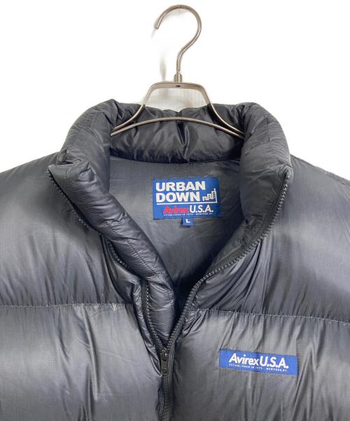 AVIREX（アヴィレックス）AVIREX (アヴィレックス) URBAN DOWN JACKET/アーバン ダウン ジャケット　アウター ブラック サイズ:Lの古着・服飾アイテム