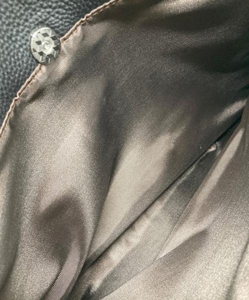 MURA（ムラ）MURA (ムラ) 大容量12L ダブルジッパー シュリンクレザー ビジネス ブリーフケース　ショルダーバッグ　通勤バッグ ブラック サイズ:実寸参照の古着・服飾アイテム