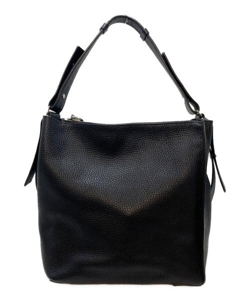 ALL SAINTS（オールセインツ）ALL SAINTS (オールセインツ) 2WAYショルダーバッグ　レザーバッグ ブラック サイズ:実寸参照の古着・服飾アイテム