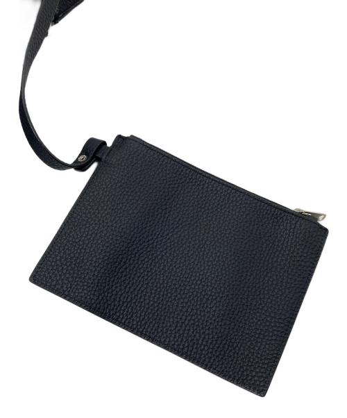 ALL SAINTS（オールセインツ）ALL SAINTS (オールセインツ) 2WAYショルダーバッグ　レザーバッグ ブラック サイズ:実寸参照の古着・服飾アイテム