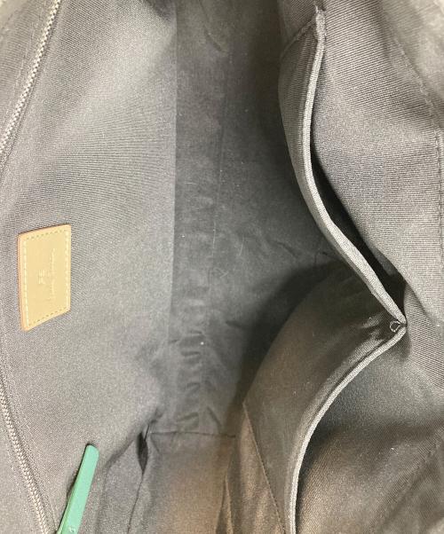 PS Paul Smith（ＰＳポールスミス）PS Paul Smith (ＰＳポールスミス) レザートートバッグ ビジネスバッグ　通勤　通学 オリーブ サイズ:実寸参照の古着・服飾アイテム