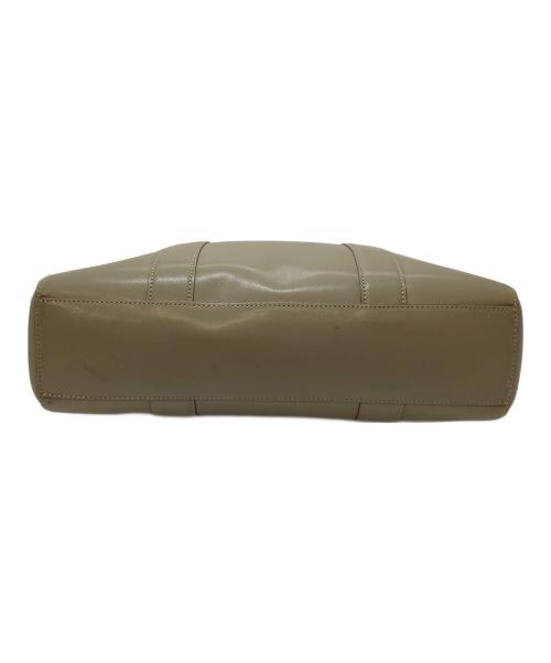 PS Paul Smith（ＰＳポールスミス）PS Paul Smith (ＰＳポールスミス) レザートートバッグ ビジネスバッグ　通勤　通学 オリーブ サイズ:実寸参照の古着・服飾アイテム