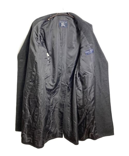 Burberry's（バーバリーズ）Burberry's (バーバリーズ) ウールカシミヤ ロングコート　アウター グレー サイズ:実寸参照の古着・服飾アイテム