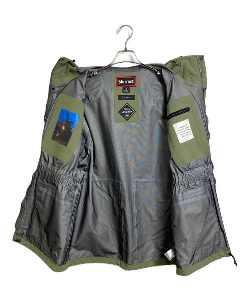 MARMOT（マーモット）Marmot (マーモット) VAINL ARCHIVE (ヴァイナルアーカイブ) GORE-TEX HOOD JACKET ゴアテックス マウンテンパーカー オリーブ サイズ:Mの古着・服飾アイテム