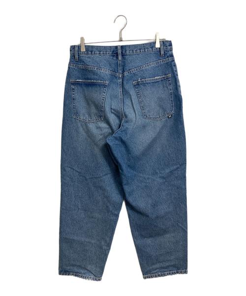 null（ヌル）Null (ヌル) リペア加工デニムパンツ インディゴ サイズ:Mの古着・服飾アイテム