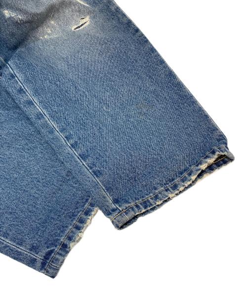 null（ヌル）Null (ヌル) リペア加工デニムパンツ インディゴ サイズ:Mの古着・服飾アイテム